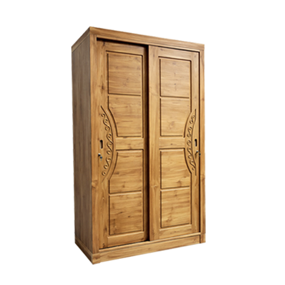 WARDROBE 2 DOOR CARVING ULIR 120X60X210CM